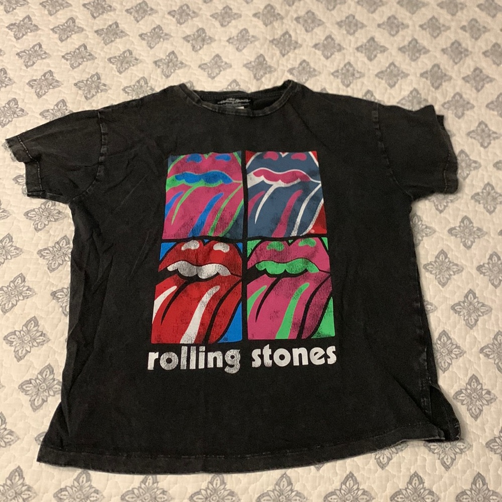 This shirt is from ZARA and is based on the band The Rolling Stones